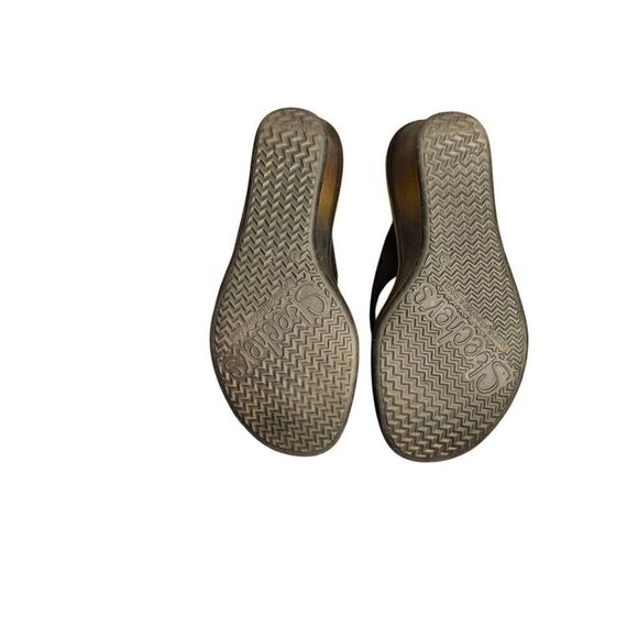 Skechers Cali Rumblers Happy Dayz Wedge Black Sandal Womens Size 9 New In Box - Picture 2 of 6